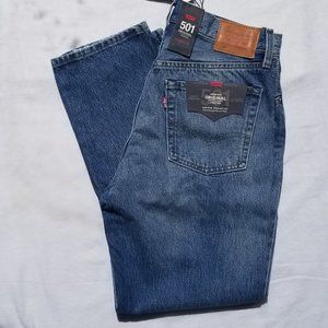 Levis 501 Original Cropped Jean - Vintage Find